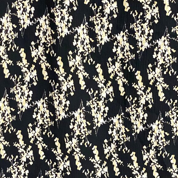 Kaileigh Womens Flutter Sleeve Keyhole Front Top Size M - Picture 3 of 5